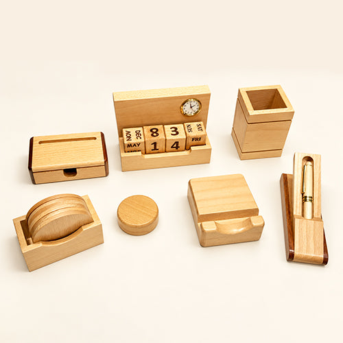 Wooden Desk Organizer